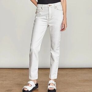 2/$30 Elizabeth and James Beige Hi Rise Vintage Straight Jeans Size 14/32 #1712